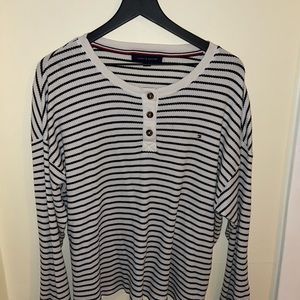 Tommy Hilfiger Boxy Striped Henley